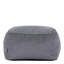 Kingston Velvet Bean Bag and Square Footstool-63656898