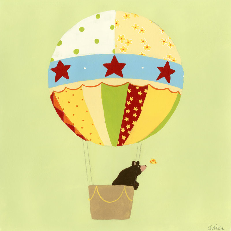 Up Up And Away I by June Erica Vess - Wrapped Canvas Painting, 51cm H x 51cm W x 3.8cm D
