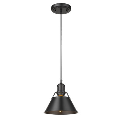 Luminaire suspendu conique à 1 lumière Weatherford