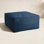 Continuous Upholstered Outdoor Ottoman with Sunbrella® Cushion