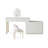 Makeup Vanity with Light mirror,5 drawers,1 chair