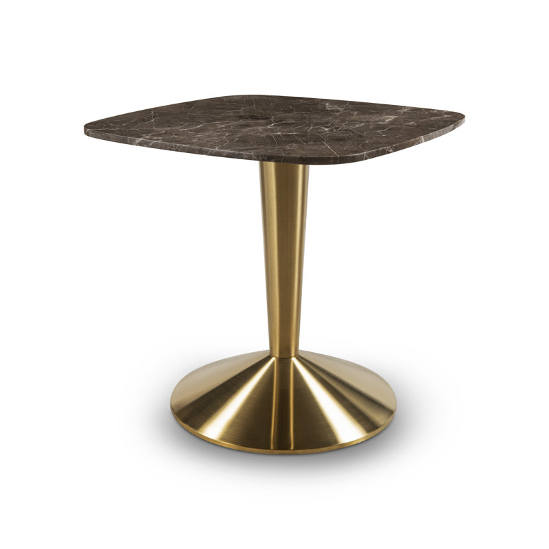 Lorrain Dining Table, Brass