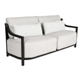 Samara Cushioned Sofa w/Three Accent Pillows