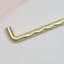 Brushed Brass Textured D-Bar Handles-128949576