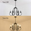 Dirksen 6 - Light Candle Style Chandelier