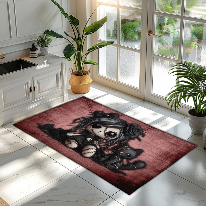 Tapis Little Little Stitch Ups, Rectangulaire 3 pi x 5 pi