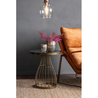 Jorden Frame Round Side Table