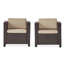 Chaise de patio avec coussins Arville-1124252061