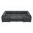 Abramson U-Shaped Chenille Modular Sleeper Cloud Sofa-697541208