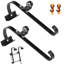 Paquet de 2 barres stabilisatrices en crochet pour échelle avec barre en T en acier-1645060309-1645060315-1645060314