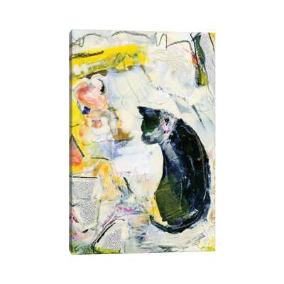 Chat noir abstrait
