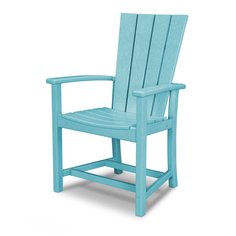 POLYWOOD Quattro Adirondack Dining Chair, Aruba