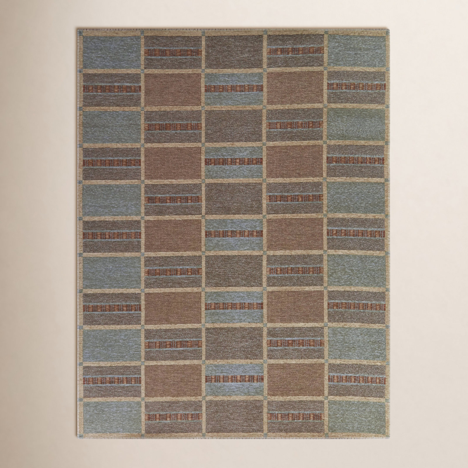 Claudina Geometric Rug, Rectangle 5'3" x 7'