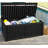 Devoko 56.1 " W 120 Gallons Water Resistant Plastic Lockable Deck Box in Black
