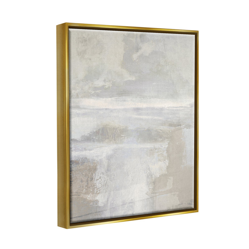 «Wrought Studio ™», art abstrait sur toile flottante encadrée par Rachel Springer, H 31 po x l 25 po x P 1,7 po
