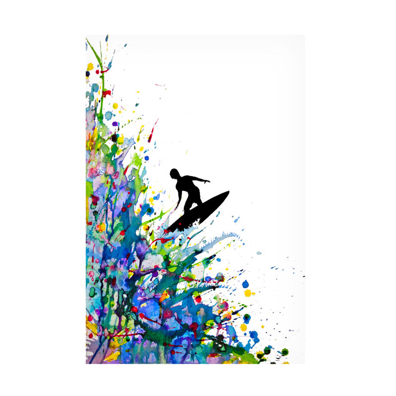 Art sur toile Marc Allante, H 19 po x l 12 po