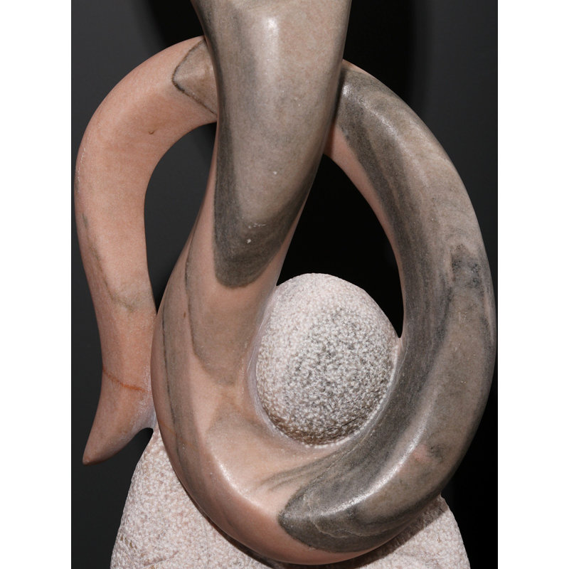 Statue de jardin en pierre rose Kassity Decor