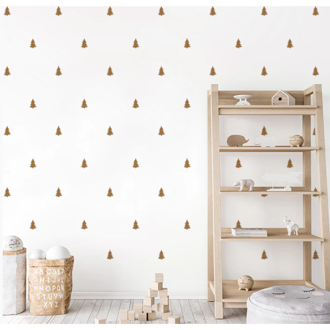 Plants & Flowers Non-Wall Damaging Wall Decal (Set of 50) Urban Walls