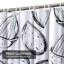 Rideau de douche blanc avec 12 crochets-1937544227