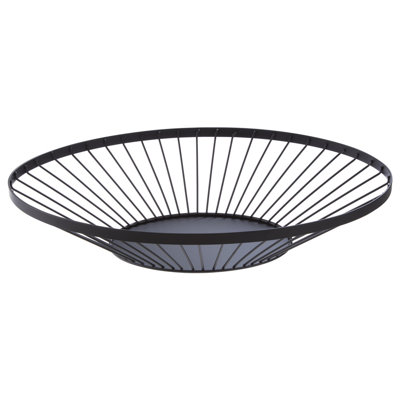 Metro Lane Lasseter Iron Stainless Steel Fruit Bowl