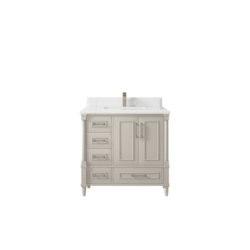 Meuble-lavabo simple 36 po avec plateau Aberdeen, Empira