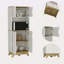 1-Drawer Microwave Pantry Cabinet