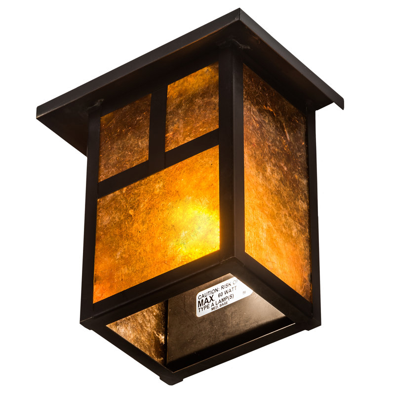 Hyde Park "T" Mission - Light Outdoor Wall Light
