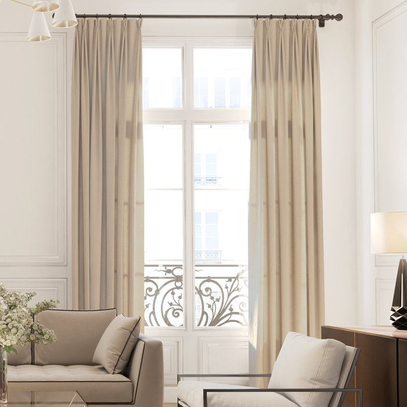 Kayenta Solid Blackout Indoor or Outdoor Curtains with Grommets - Gray - 52" x 120", 52" W x 120" L, Gray
