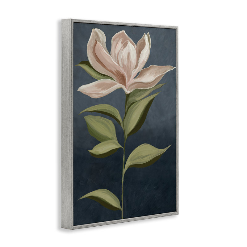  Art de la giclée noire encadrée de pétales d'iris rose par Jacob Q, Estampe numérique Farmhouse, H 30 po x l 20 po