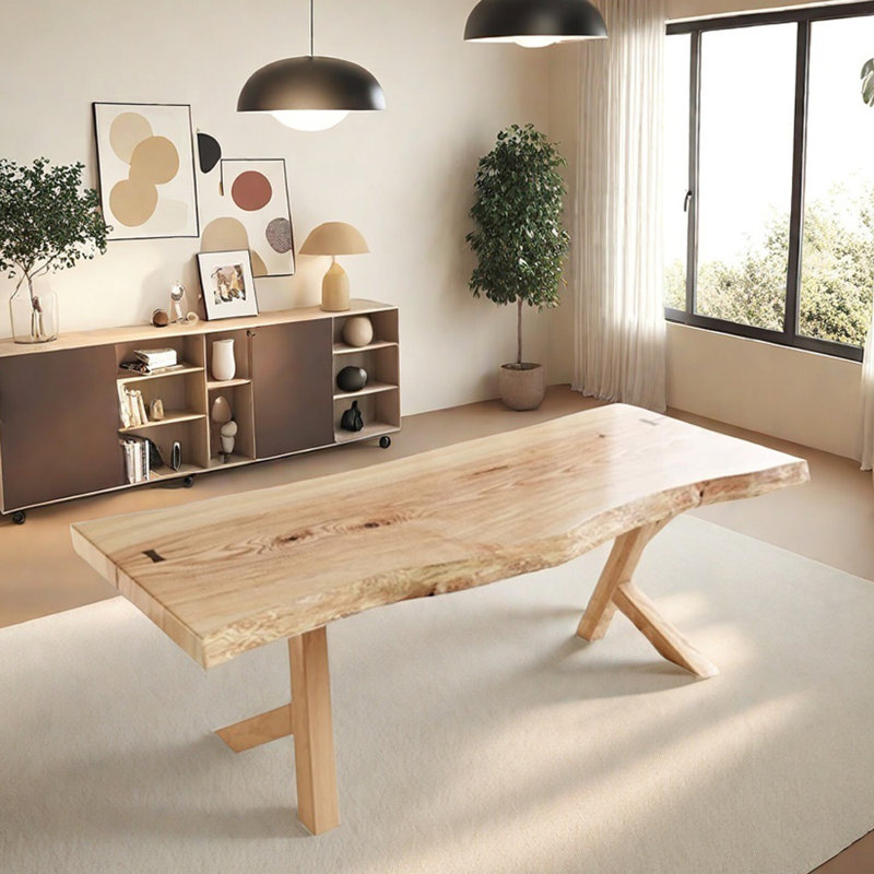 Table de salle à manger Natural Creative, H 29,52 po x L 78,74 po x l 31,49 po