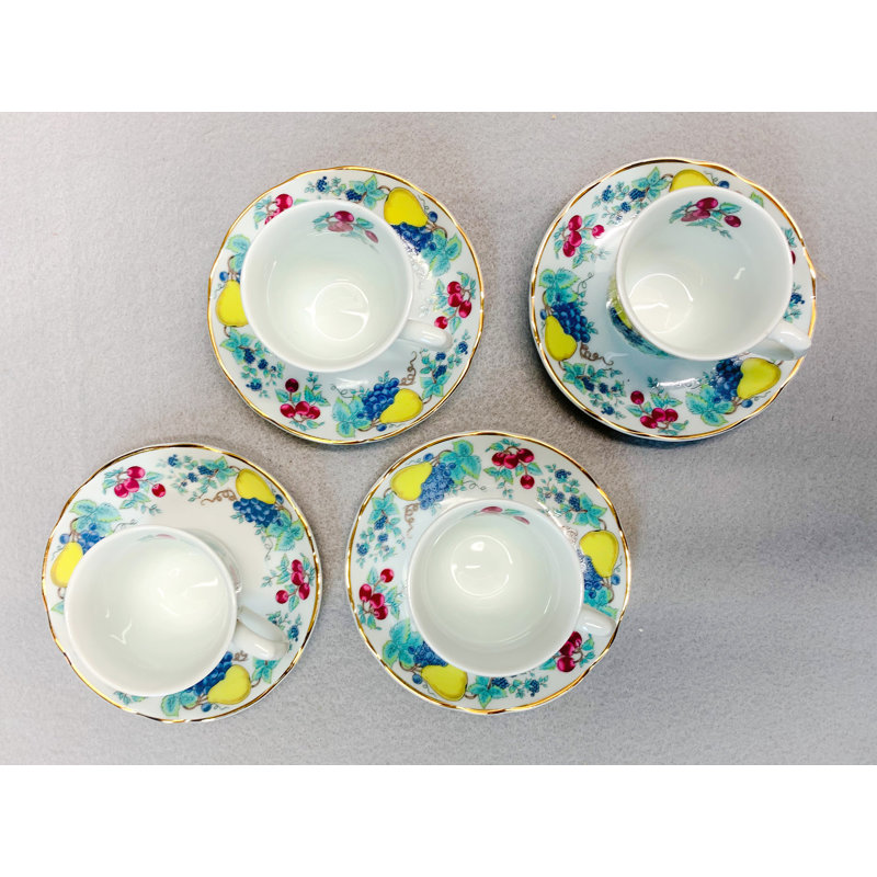 Desin Porcelain Espresso Cup and Saucer