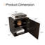 Table de chevet avec rangement, table de chevet et armoire d'appoint 19,7 po-607492292
