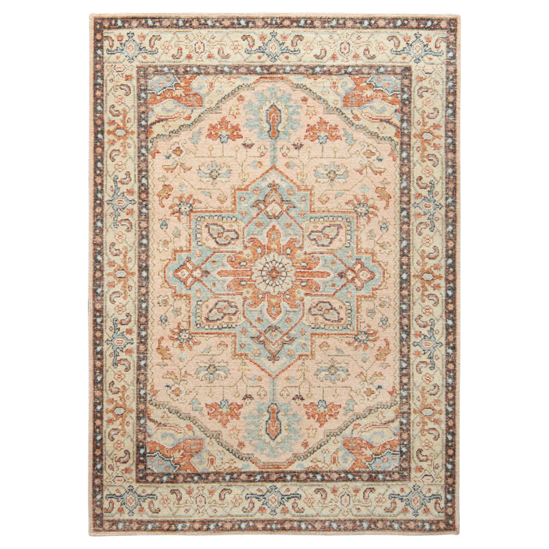 Distressed Homage Hand Knotted Wool Area Rug, Rectangle 8' x 10'