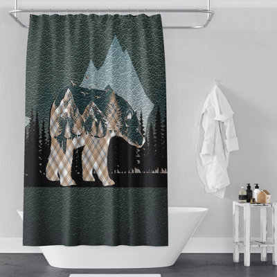 Rideau de douche simple Hedman