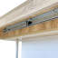 Table de salle à manger rectangulaire extensible pour 6 à 10 personnes en bois vieilli 160 à 200 cm-773328375