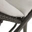 Chaise avec accoudoir droit Harbor - Gris ardoise