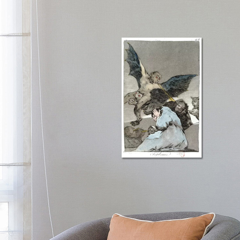 Snitches? (Color Illustration From Los Caprichos), 1799 by Francisco Goya - Wrapped Canvas Painting