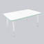 Table rectangulaire d'activités thermofusionnées avec pieds réglables et pivotants standard-113909083-113909079