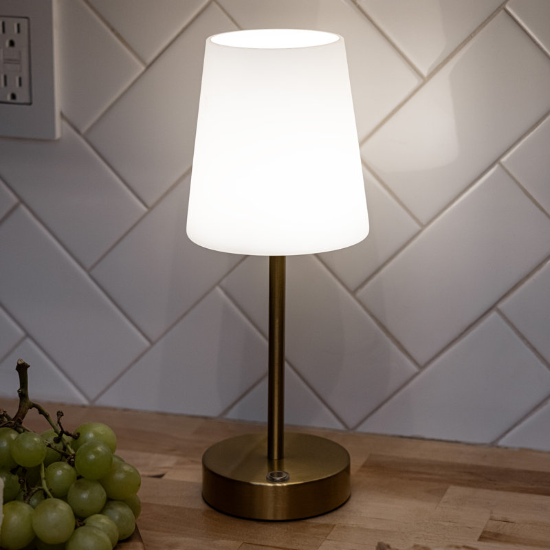 Lampe de bureau 12,75 po, Laiton doré