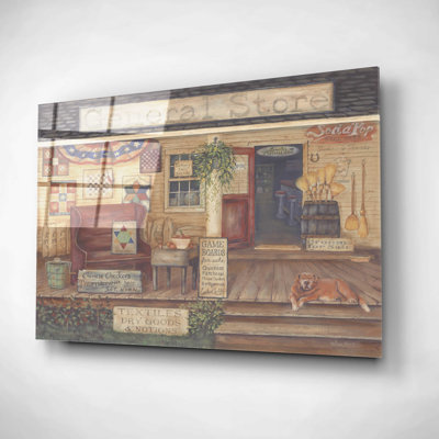 «General Store I» par Pam Britton - peinture sans cadre