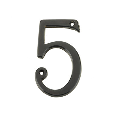 7.5cm H Brass House Number