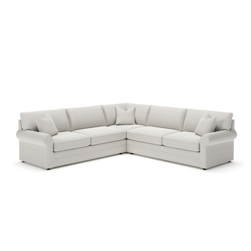 Canapé modulaire 3 pièces Comfy, Ivoire Drusky