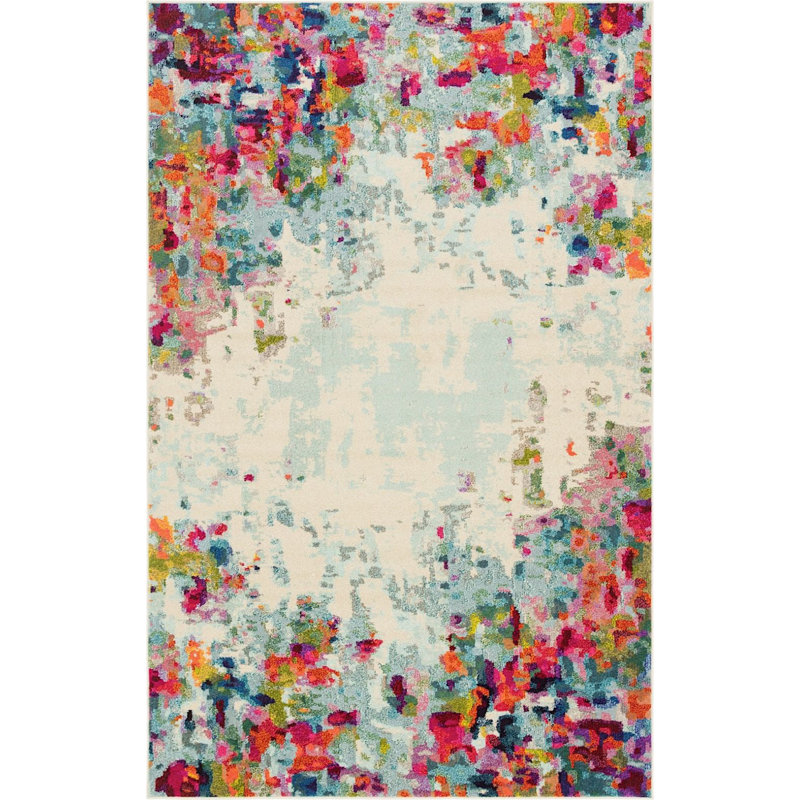 Quinlin Abstract Indoor Rug, Rectangle 6' x 9'