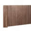 Tête de lit à lattes et structure à profil bas, centre de chambre minimaliste contemporain, assemblage minimal-1063870546