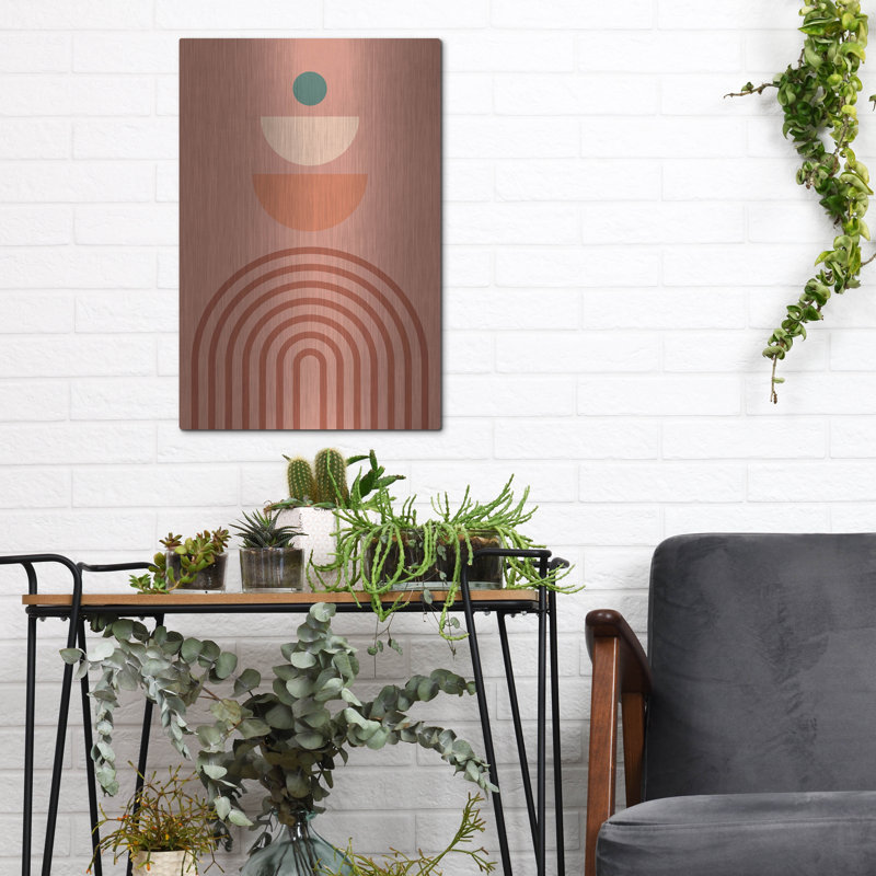 «George Boho» par George Williams, art mural en métal George George, H 16 po x l 12 po