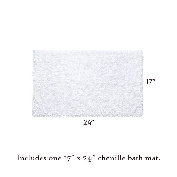  Juicy Couture Butter Chenille Bath Rug, 20x34