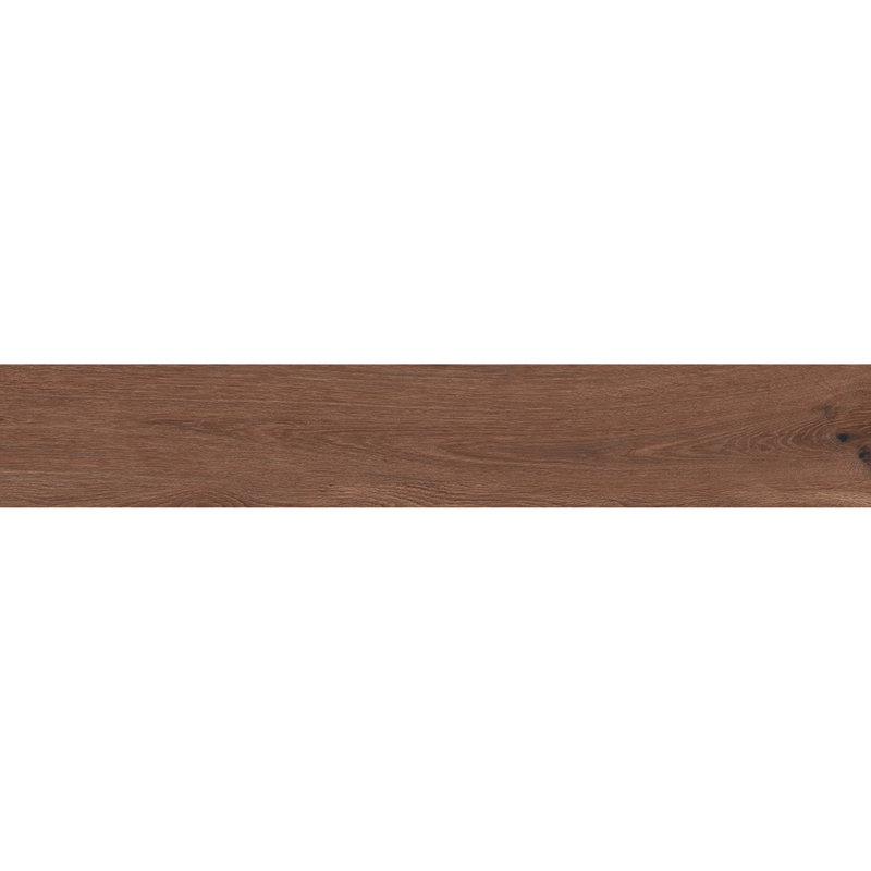 Carrelage de sol en porcelaine aspect bois Renew 8X48, Teck brun