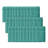 Willow 50 Pieces Washcloth Towel Set – 100% Combed Cotton, Premium Quality 630 GSM, Turquoise, Ultra-Soft & Highly Absorbent (50 Wash Towels)-1122078594-1122078611