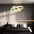 3 - Light Modern Led Dimmable Chandelier-871417184-871417187