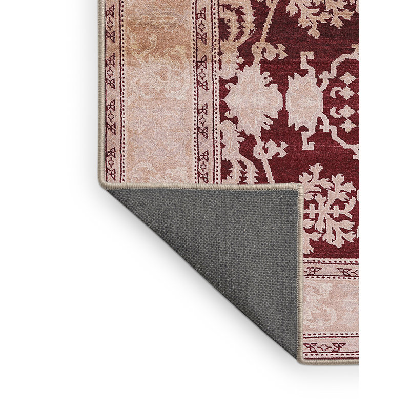 Tapis oriental rouge / beige Passerine, Rectangle 2 pi x 3 pi